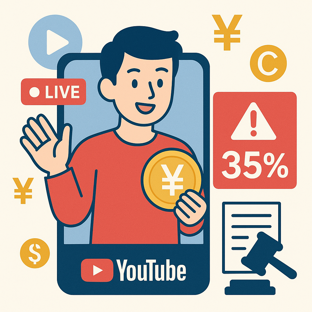 『日本非居住者がYouTube等から得る広告収入の日本税務処理』